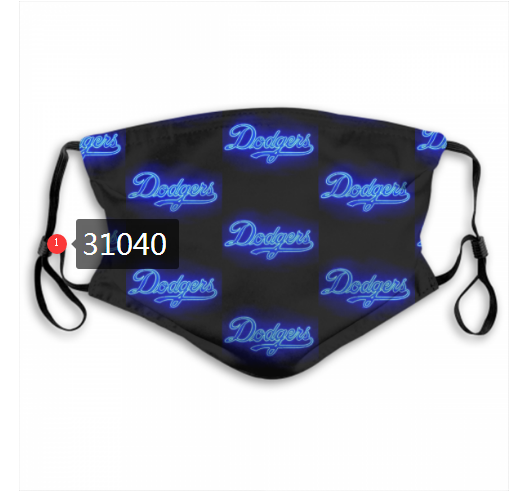 2020 Los Angeles Dodgers Dust mask with filter 42